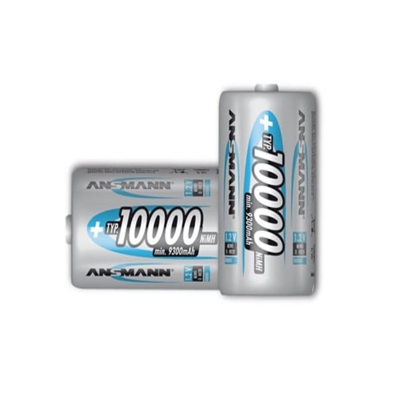 Аккумулятор ANSMANN HR20 10000 mAh (2шт)