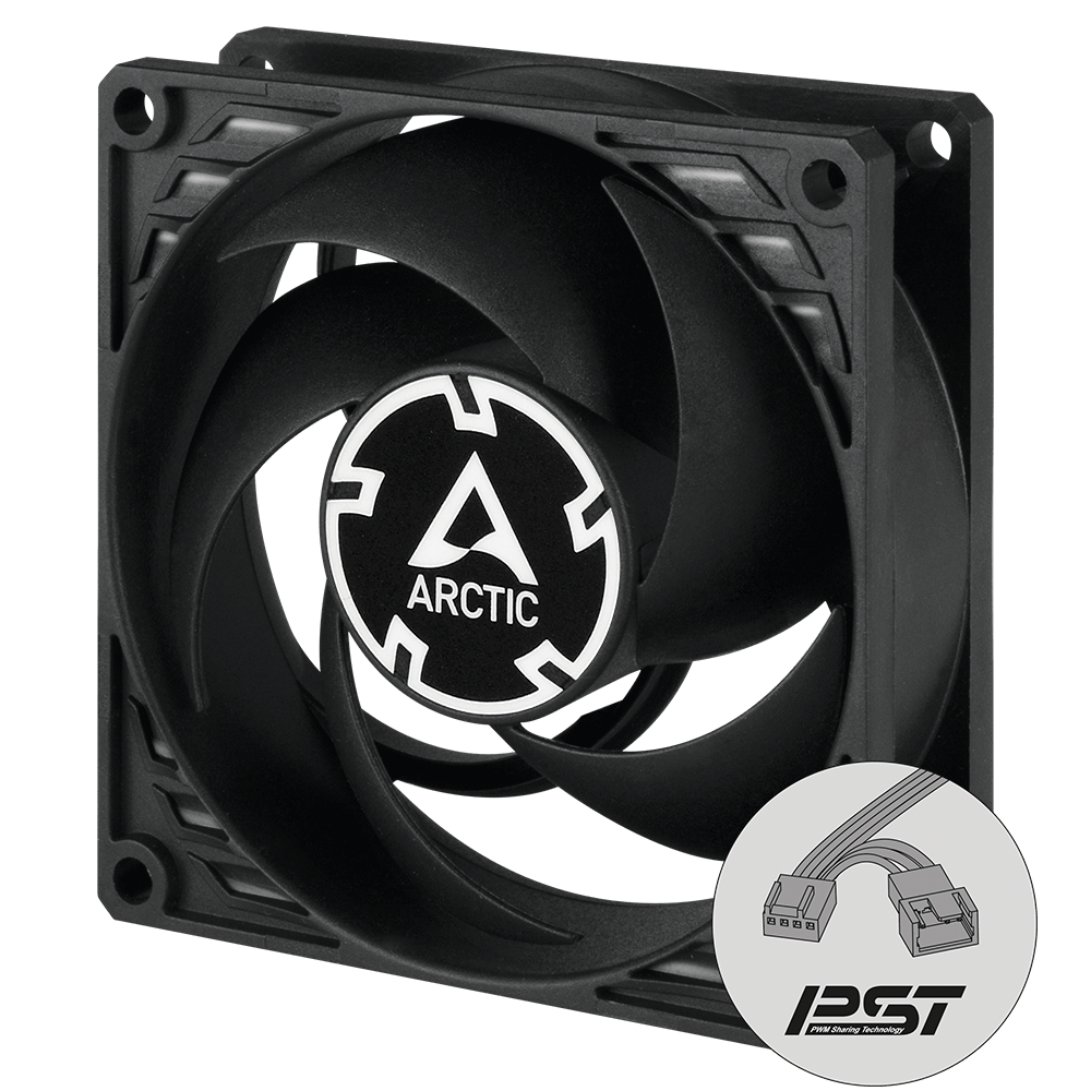 Вентилятор Arctic Cooling P8 PWM PST Black (ACFAN00150A)