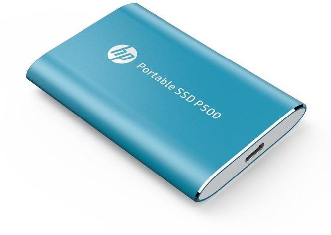 Внешний жесткий диск SSD 500Gb HP P500 Portable (7PD54AA) Blue