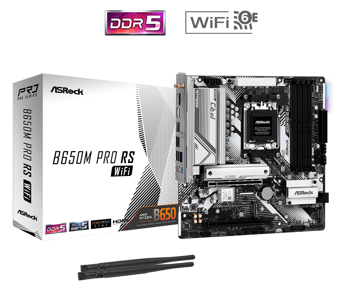 Материнская плата AsRock B650M Pro RS WiFi