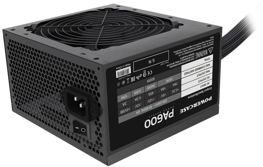 Блок питания 600W Powercase PA600 (PA-600SI)