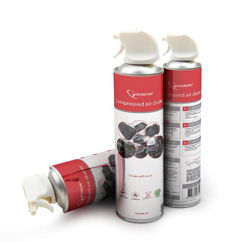 Спрей Gembird CK-CAD-FL600-01 сжатый воздух (600ml)