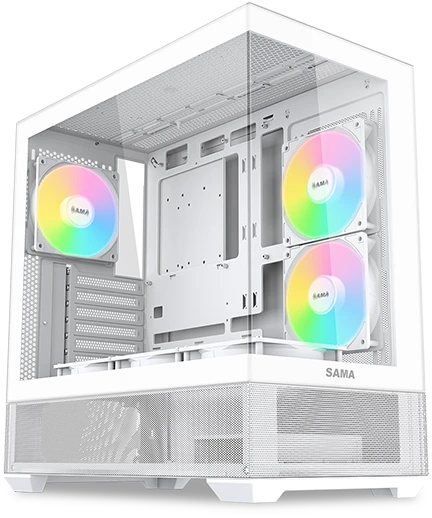 Корпус Sama V40 (белый) (V40-WHADA6X1-GL)