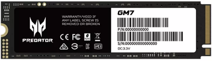 Жесткий диск SSD 1Tb Acer Predator GM7 (BL.9BWWR.118)