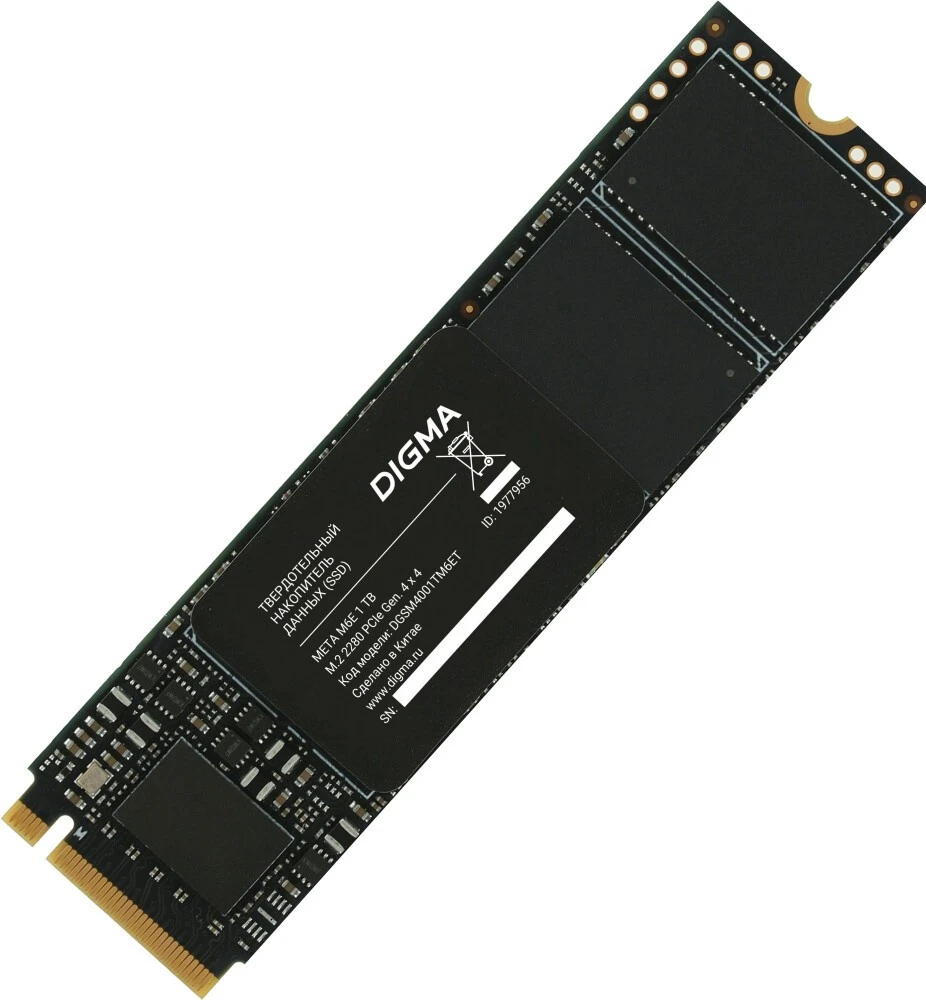 Жесткий диск SSD 1Tb Digma Meta M6E (DGSM4001TM6ET)