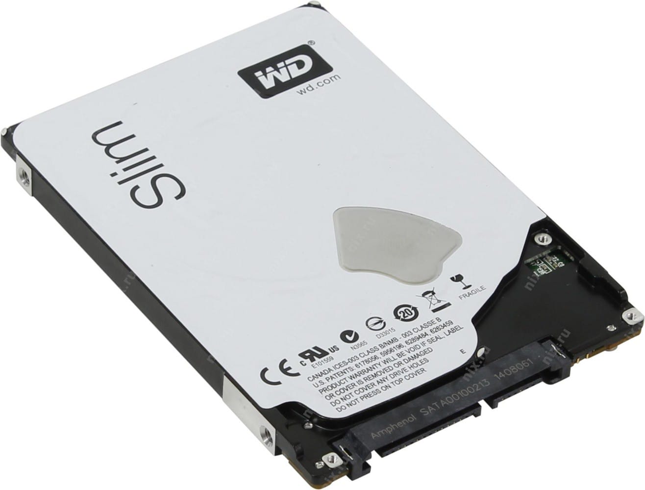Жесткий диск 1Tb Western Digital Blue (WD10SPCX) SATA-6Gb/s, 5400rpm, 16Mb