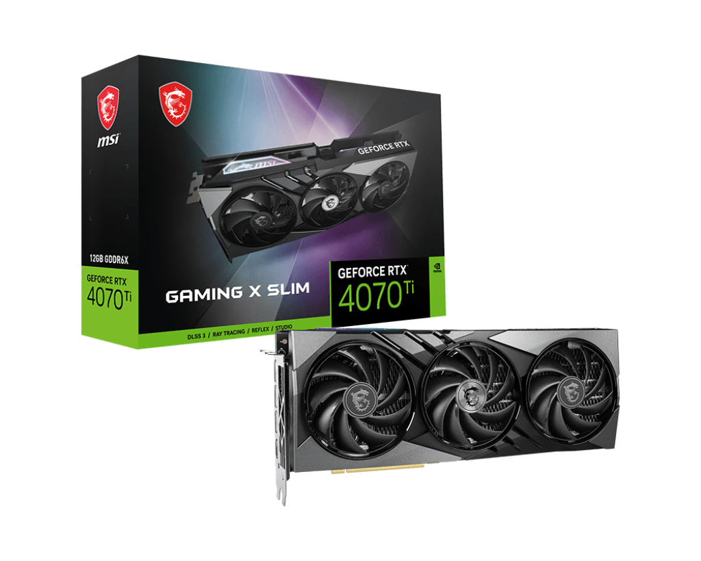Видеокарта MSI RTX 4070 (RTX 4070 TI GAMING X SLIM 12G)