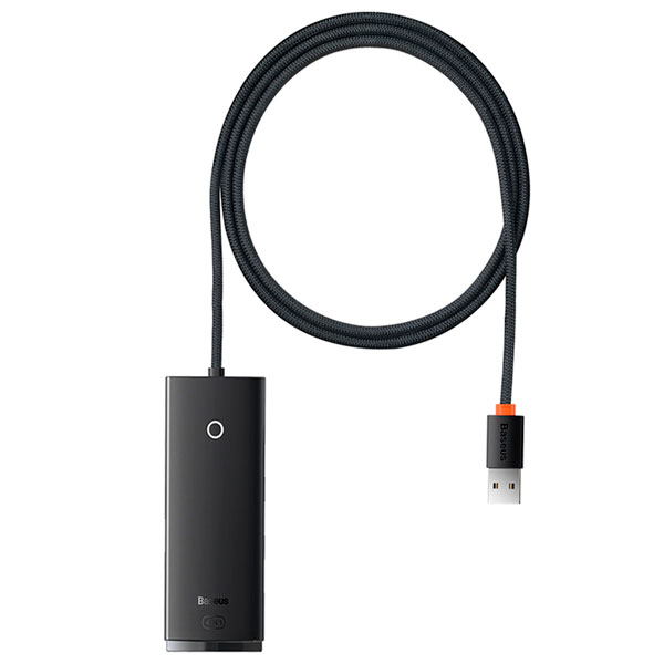 Разветвитель USB Baseus Lite Series Black (WKQX030101)