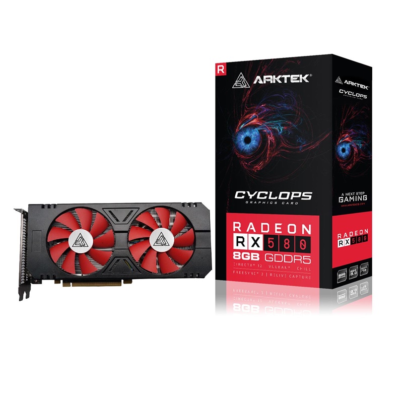 Видеокарта ARKTEK RX 580 8Gb (AKR580D5S8GH1)