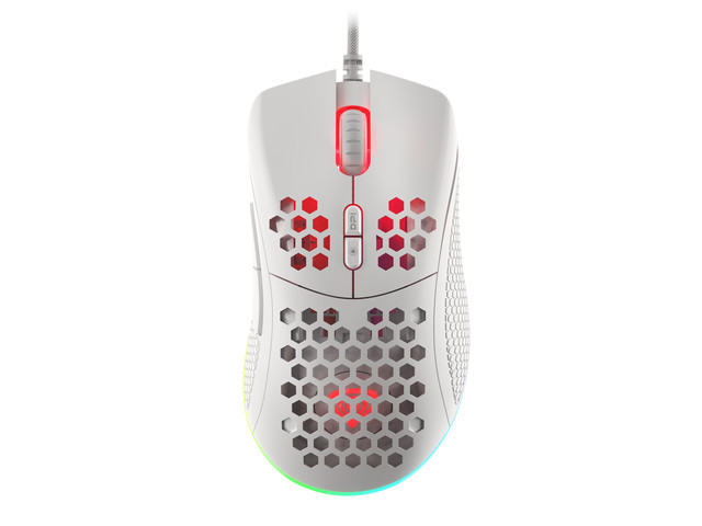 Мышь Genesis Krypton 555 (NMG-1840) 8000dpi RGB PRISMO White