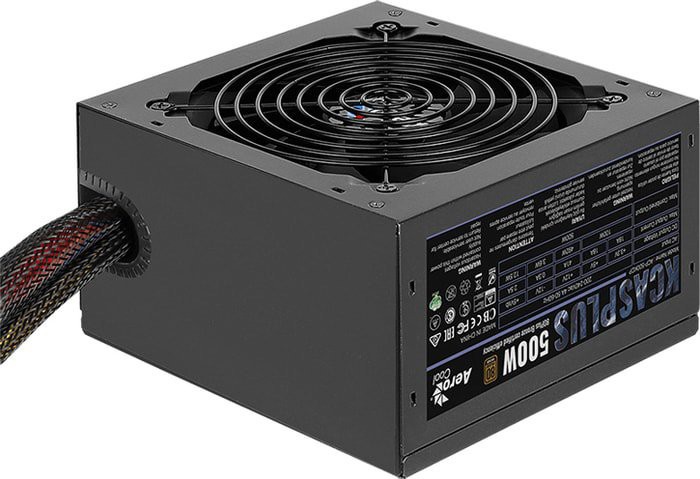 Блок питания 500W Aerocool KCAS PLUS-500W (24+8 pin, 2x6/8pin, 4xMOLEX, 7xSATA, 80+ Bronze)