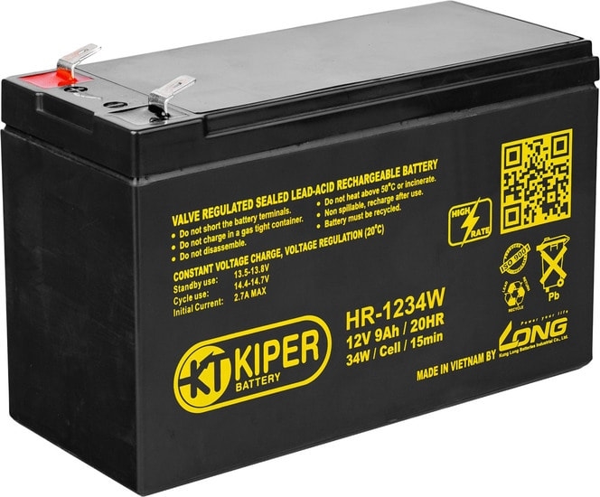 Аккумулятор для ИБП Kiper HR-1234W F2