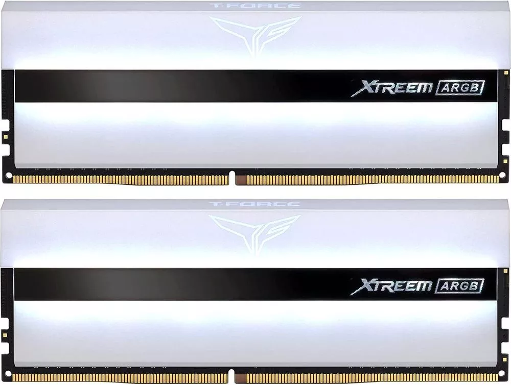 Модуль памяти 32Gb (2*16Gb) Team T-Force Xtreem ARGB White (TF13D432G3600HC18JDC01)