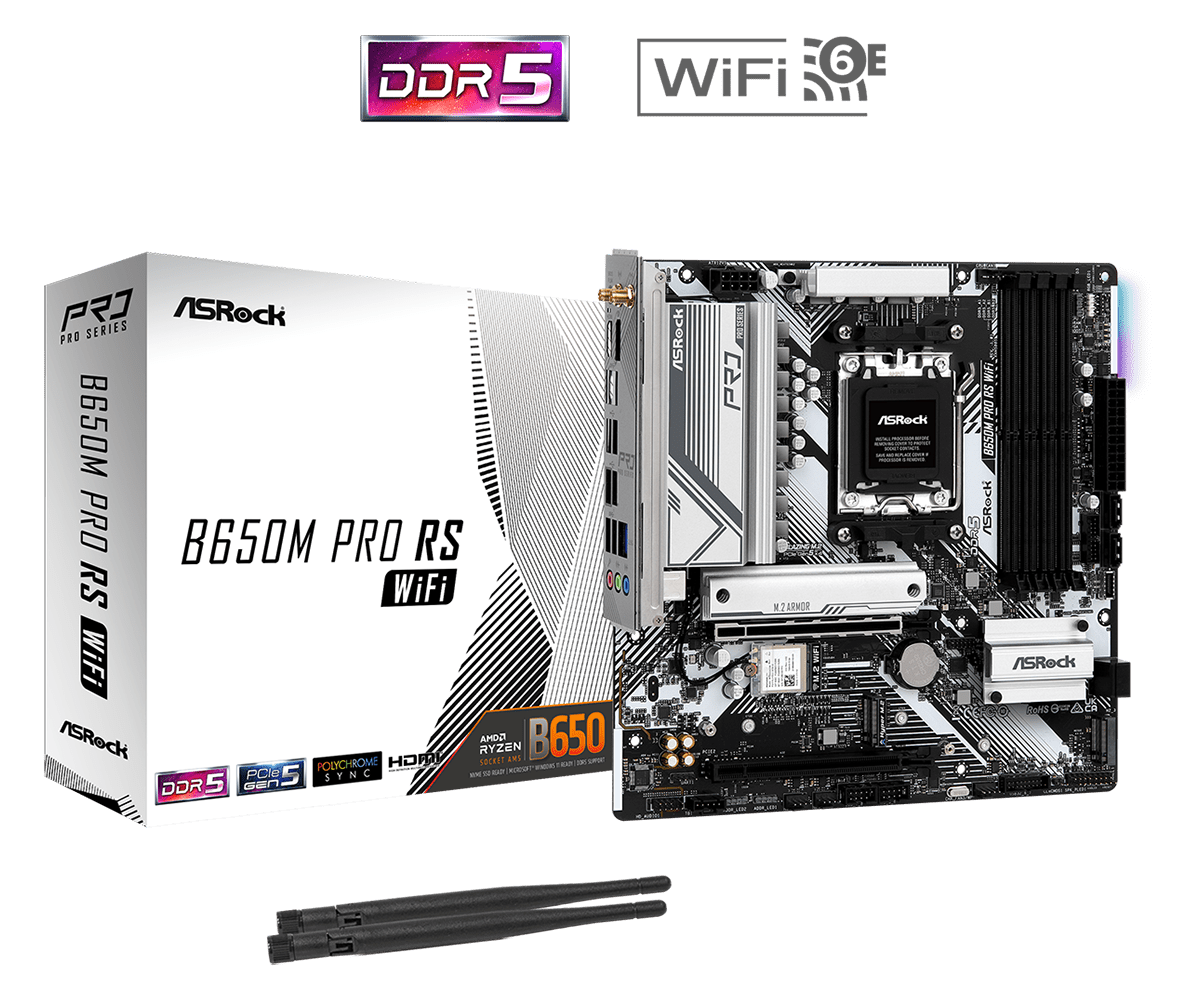 Материнская плата AsRock B650M Pro RS WiFi