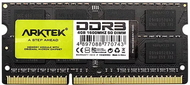 Модуль памяти 4Gb ARKTEK AKD3S4N1600