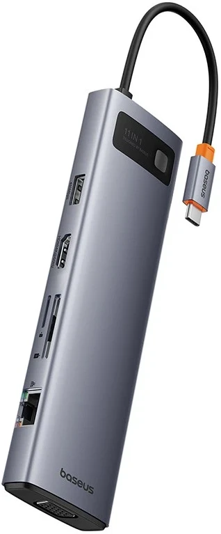 Док-станция Baseus Metal Gleam Series 11-Port Hub (B00030709811-00)