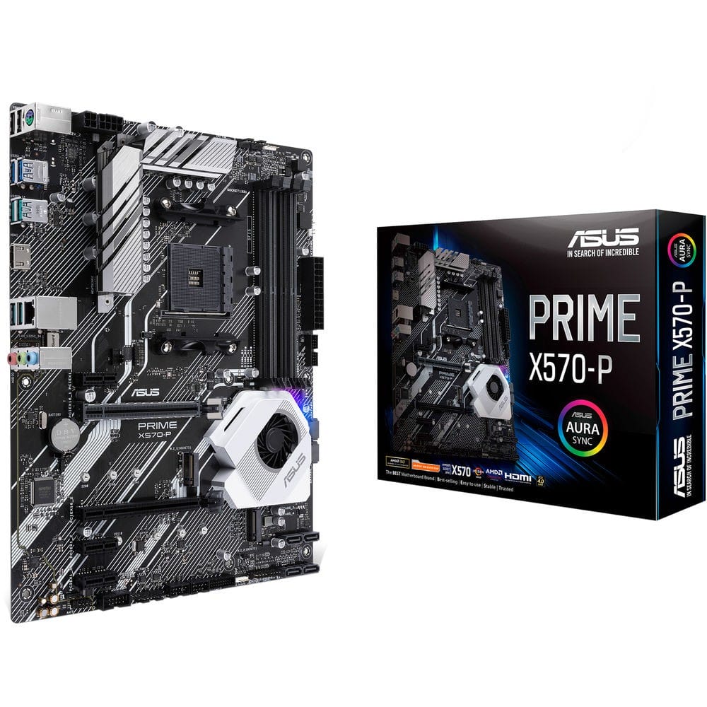 Материнская плата Asus PRIME X570-P X570 4xDDR4-4400 2xPCI-Ex 16x 2xM.2 RGB USB 3.1 gen2 (A) ATX