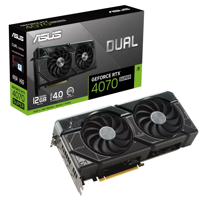 Видеокарта Asus RTX 4070 Super Dual (DUAL-RTX4070S-12G)