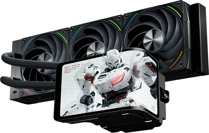 Система жидкостного охлаждения ThermalRight Wonder Vision 360 Turbo ARGB (черный) (TRWV360TAB)