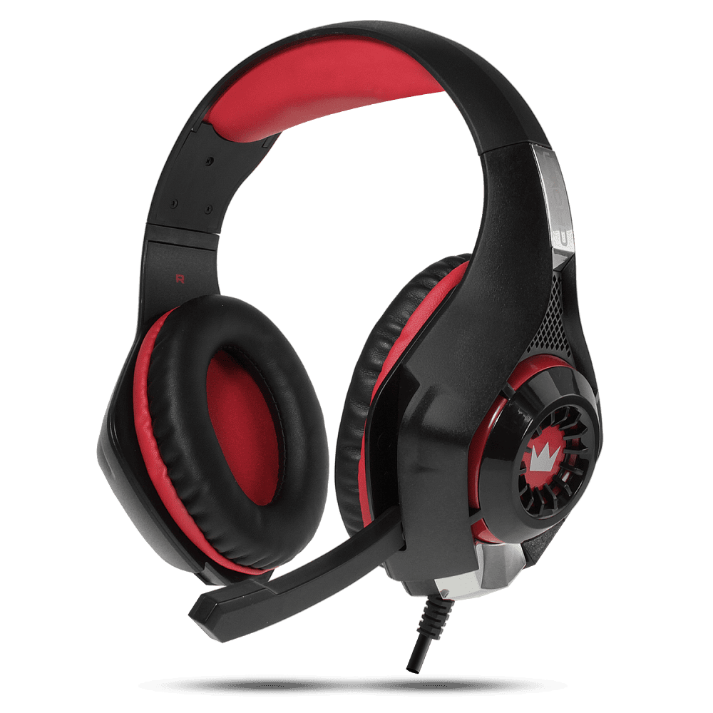Наушники Crown CMGH-101T Black/Red (мониторные, закрытые, 10-22000Гц, 32 Ом)