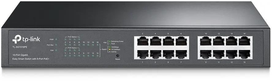 Коммутатор TP-Link Smart PoE Switch (TL-SG1016PE)