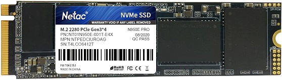 Жесткий диск SSD 1Tb Netac N950E PRO (NT01N950E-001T-E4X)
