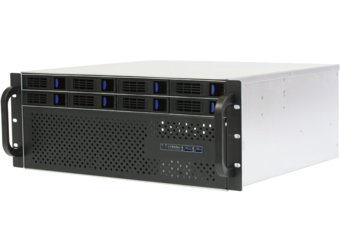 Корпус Procase ES408XS-SATA3-B-0