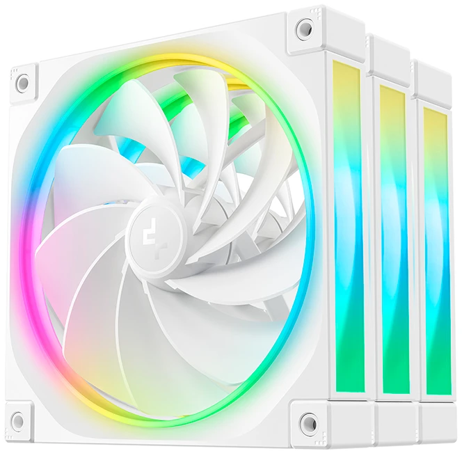 Набор вентиляторов DeepCool FL14R WH-3 IN 1 (R-FL14R-WHAPN3-G)