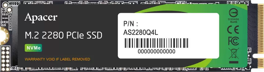 Жесткий диск SSD 512Gb Apacer AS2280Q4L (AP512GAS2280Q4L (oem))