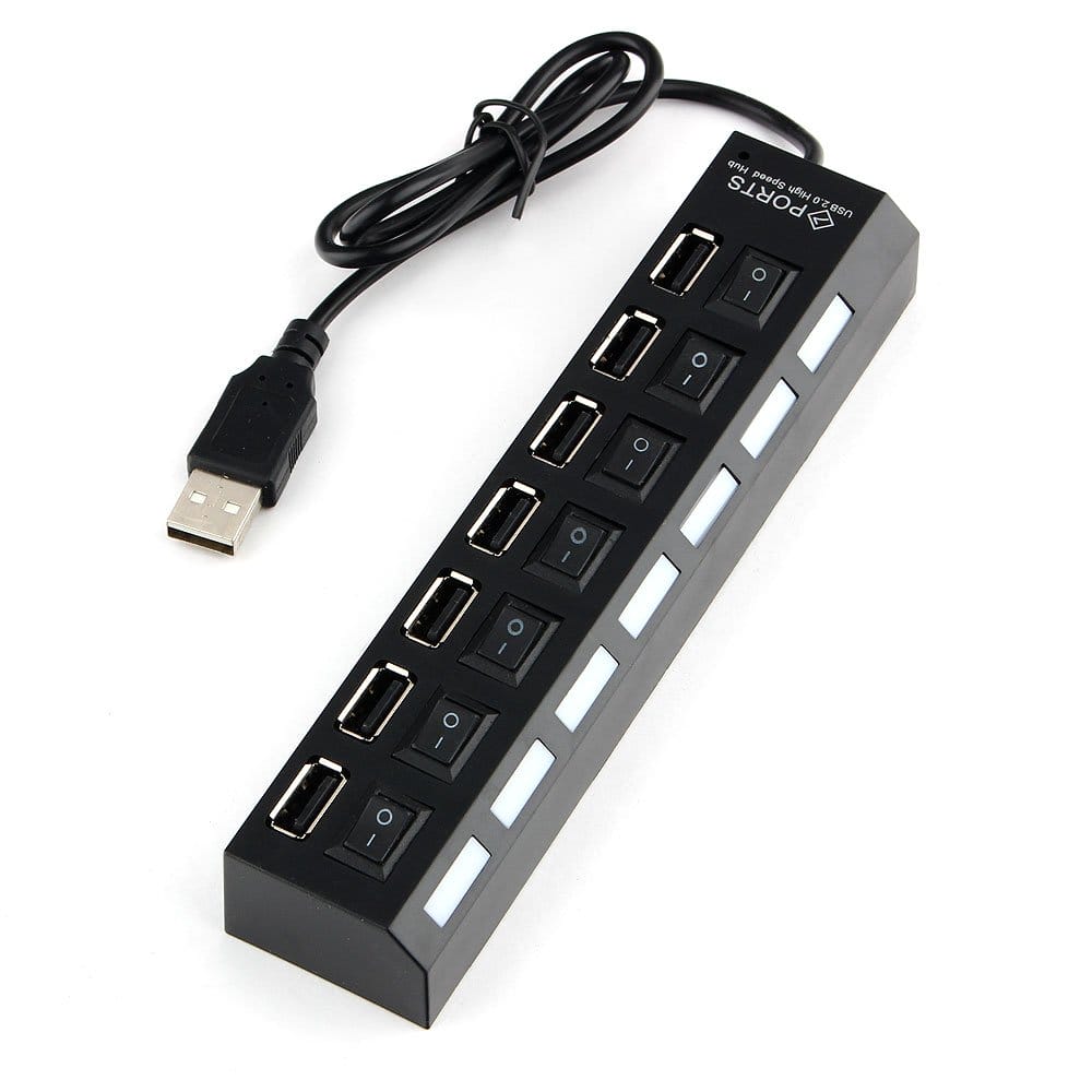 Разветвитель USB Gembird UHB-U2P7-02