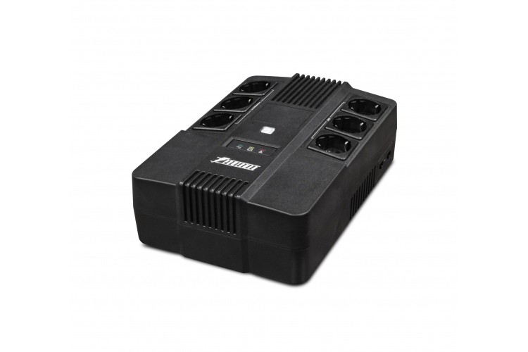 Источник бесперебойного питания 600VA PowerMan Brick 600 (6 розеток)