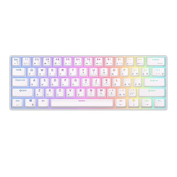 Клавиатура Royal Kludge RK61 RGB White/Red
