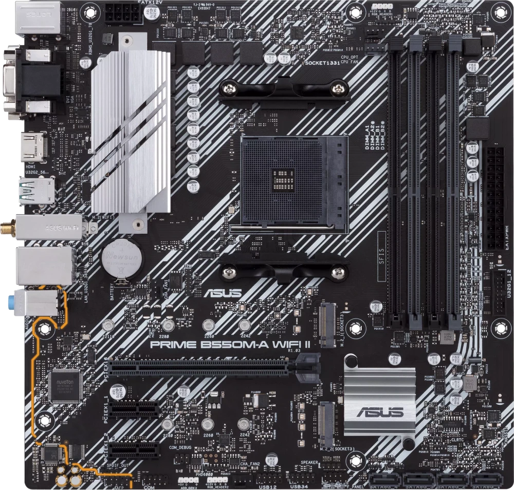 Материнская плата Asus Prime B550M-A WIFI II