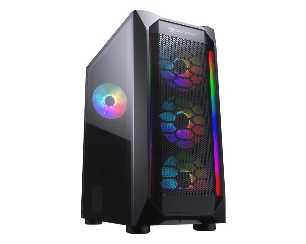 Корпус Cougar MX410 Mesh-G RGB (CGR-5VM6B-MESH-G-RGB)