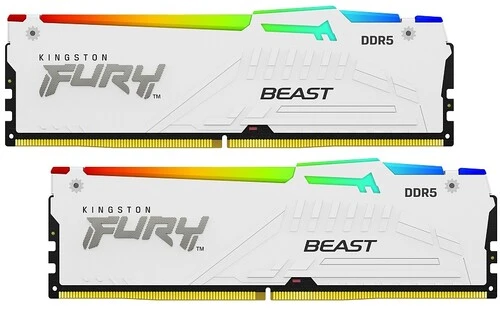 DDR5 32Gb KiTof2 PC-48000 6000MHz Kingston FURY Beast RGB (KF560C30BWEAK2-32), фото 1