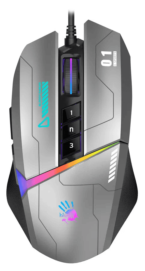 Мышь A4Tech Bloody W60 MAX GUN Grey