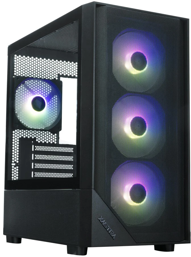 Корпус XASTRA A401M 4ARGB-V2 (черный) (A401M-V2-4FC12A)