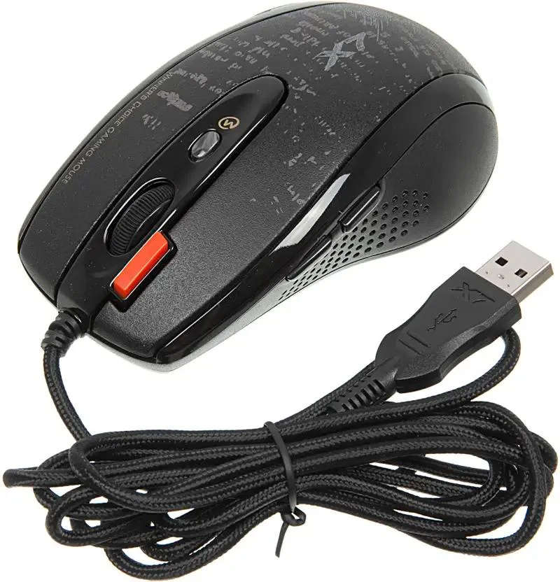 Мышь A4Tech V-Track F5 Black