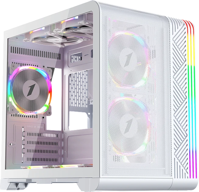Корпус 1stPlayer VT5 ARGB (белый) (VT5-WH-3FS7-W)