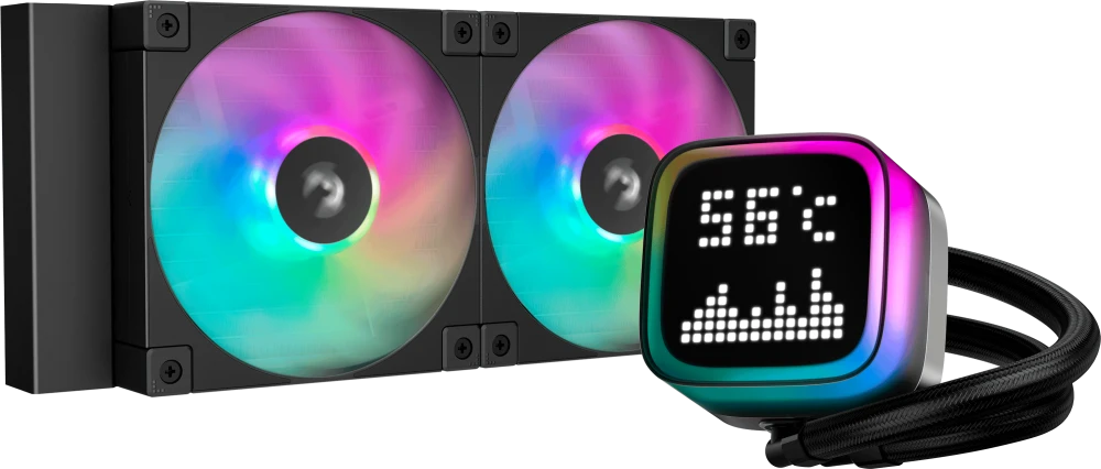 Система жидкостного охлаждения DeepCool LP240 (R-LP240-BKMSNC-G-1)