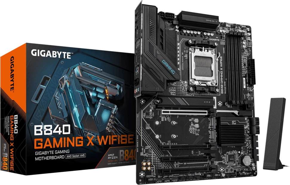 Материнская плата Gigabyte B840 Gaming X WiFi6E