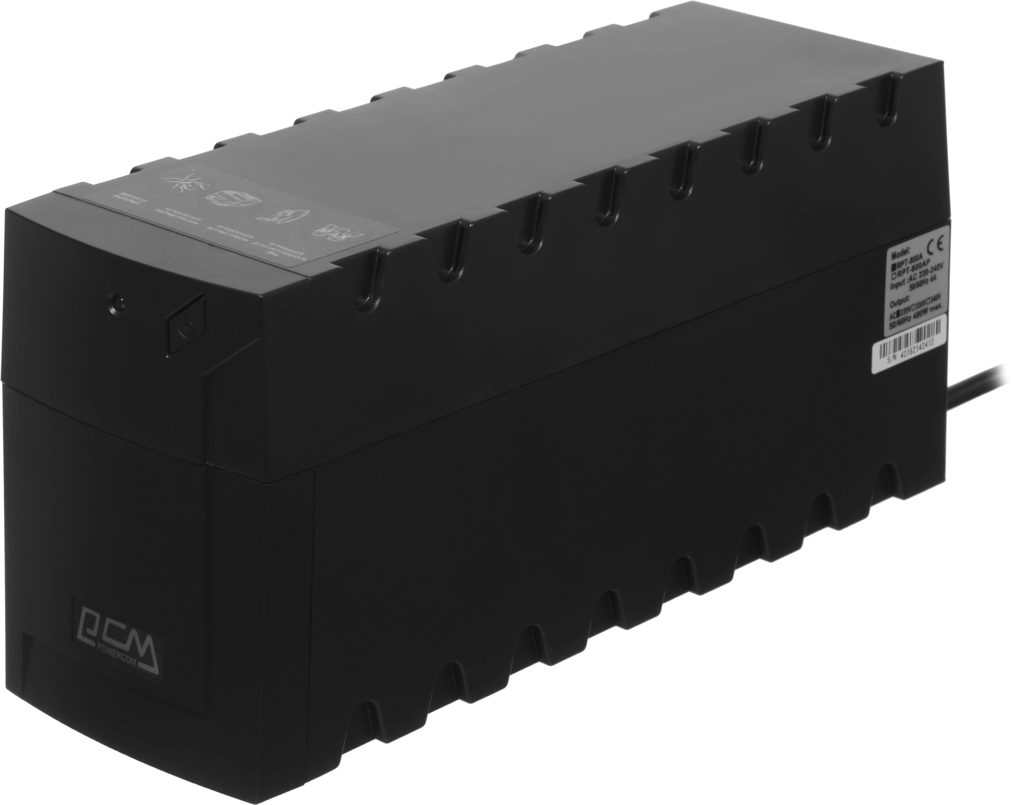 Источник бесперебойного питания 800VA Powercom RPT-800A