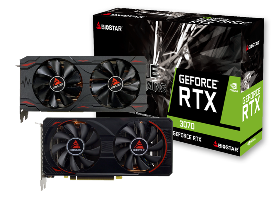 Видеокарта Biostar RTX 3070 (VN3706RM82)