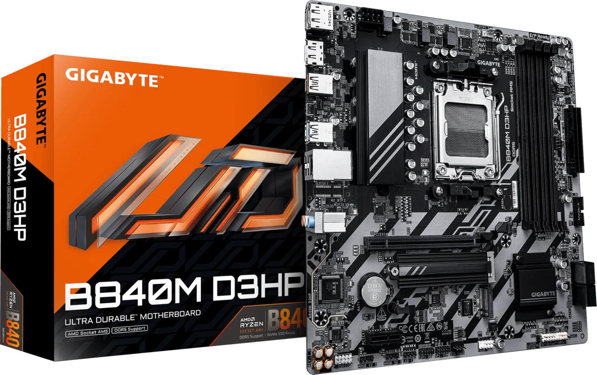 Материнская плата Gigabyte B840M D3HP