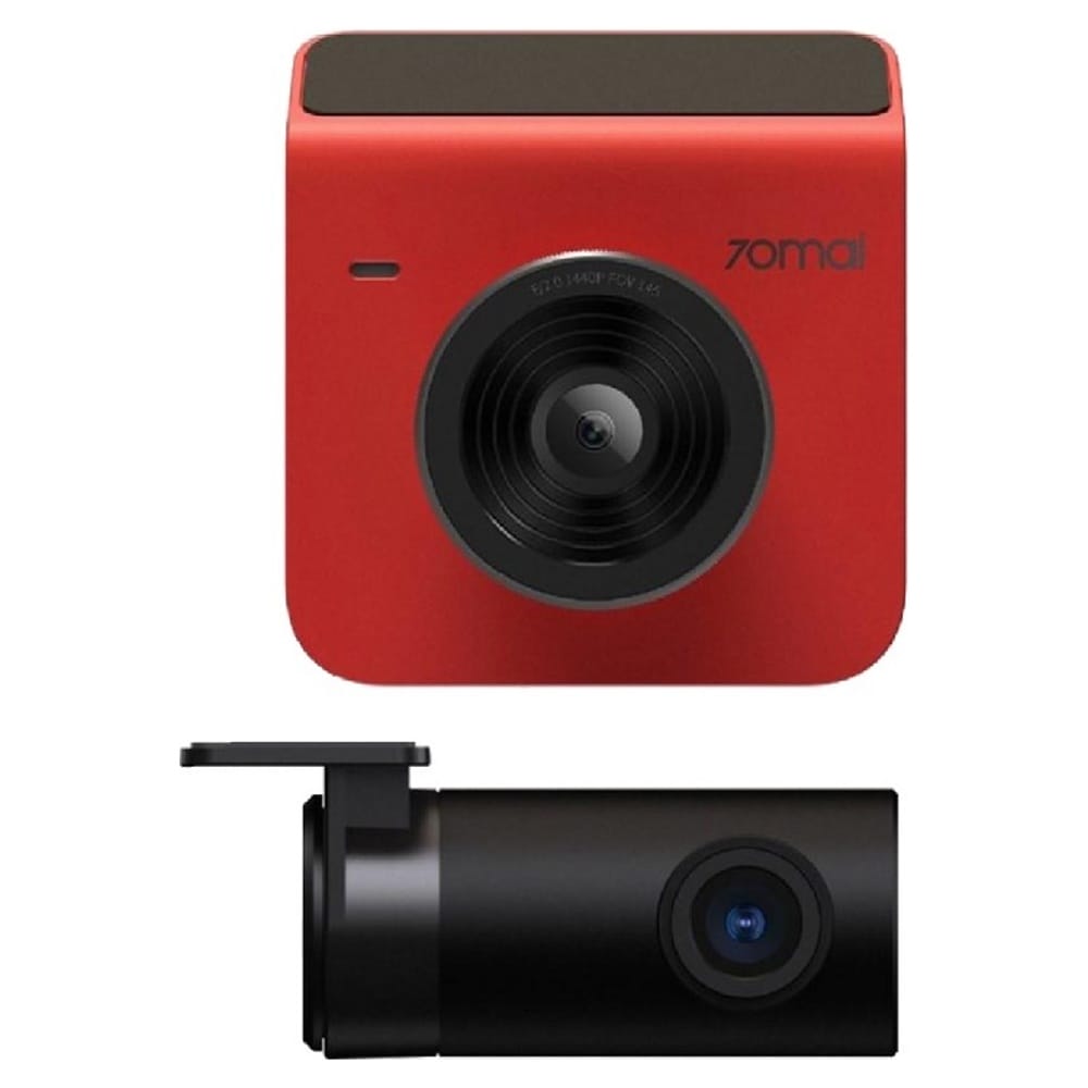 Видеорегистратор Xiaomi 70mai Dash Cam A400 + камера заднего вида RC09 (A400-1) Red