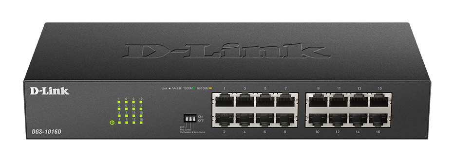 Коммутатор D-Link DGS-1016D/J1A