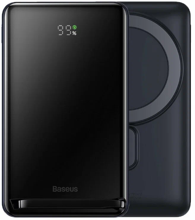 Портативное зарядное устройство Baseus Magnetic Bracket Wireless Power Bank 20W (PPCX000203) (синий)