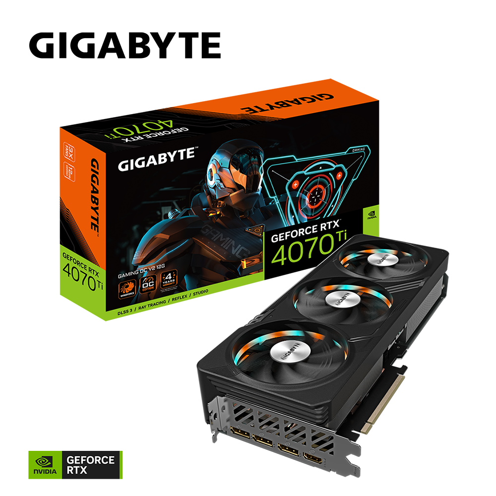 Видеокарта Gigabyte RTX 4070Ti Gaming OC V2 12G (GV-N407TGAMING OCV2-12GD)