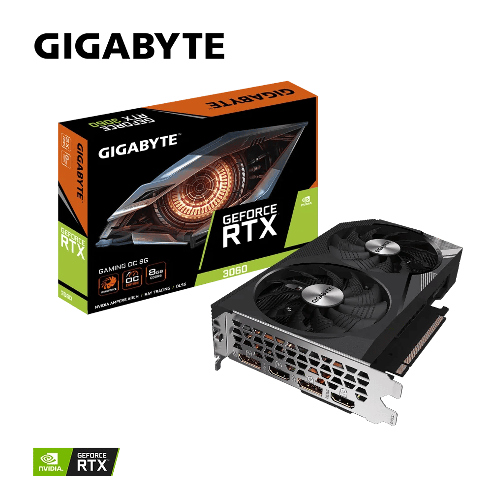 Видеокарта Gigabyte RTX 3060 GAMING OC 8G (GV-N3060GAMING OC-8GD)