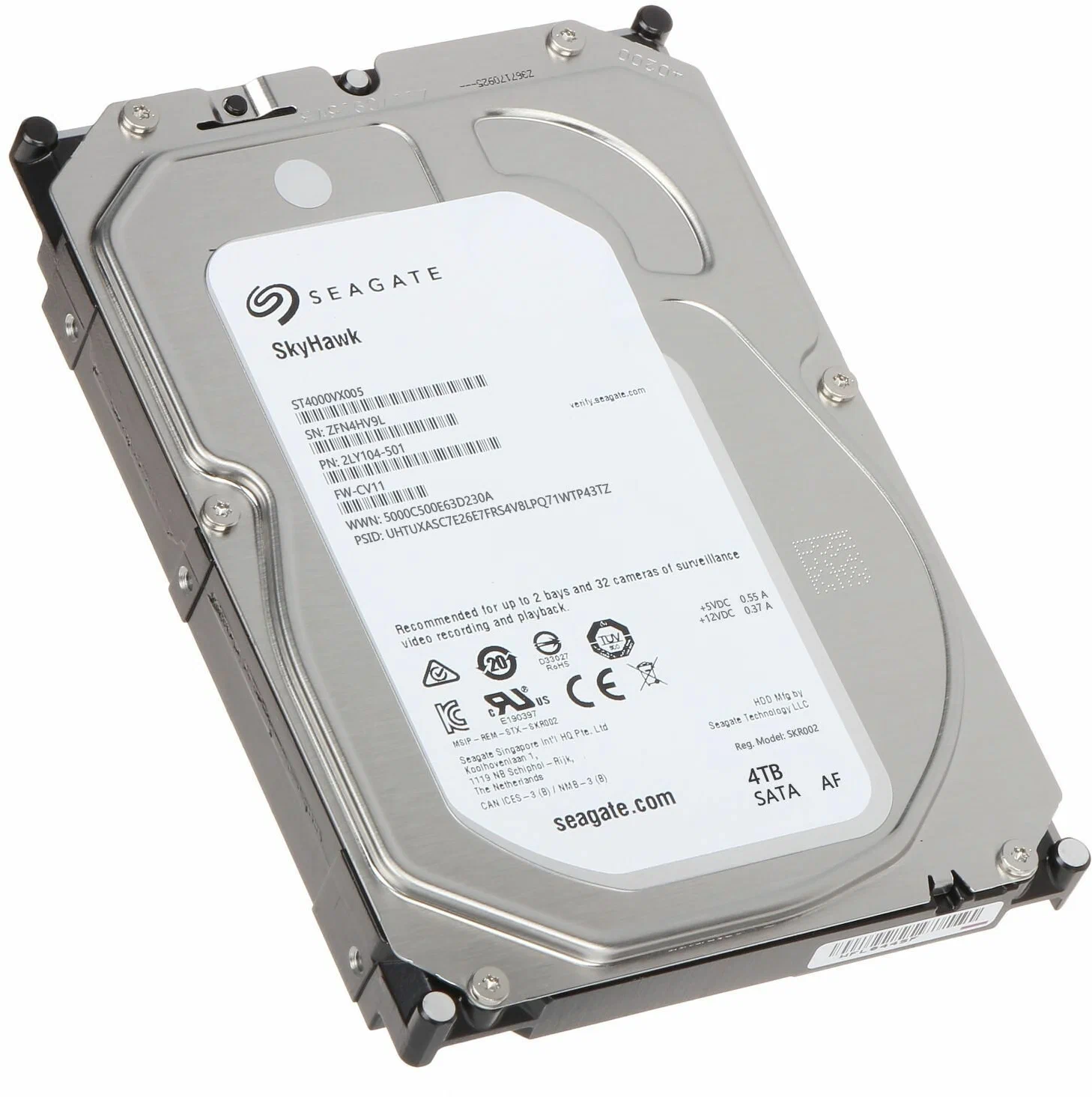 Жесткий диск 4Tb Seagate SkyHawk (ST4000VX005)